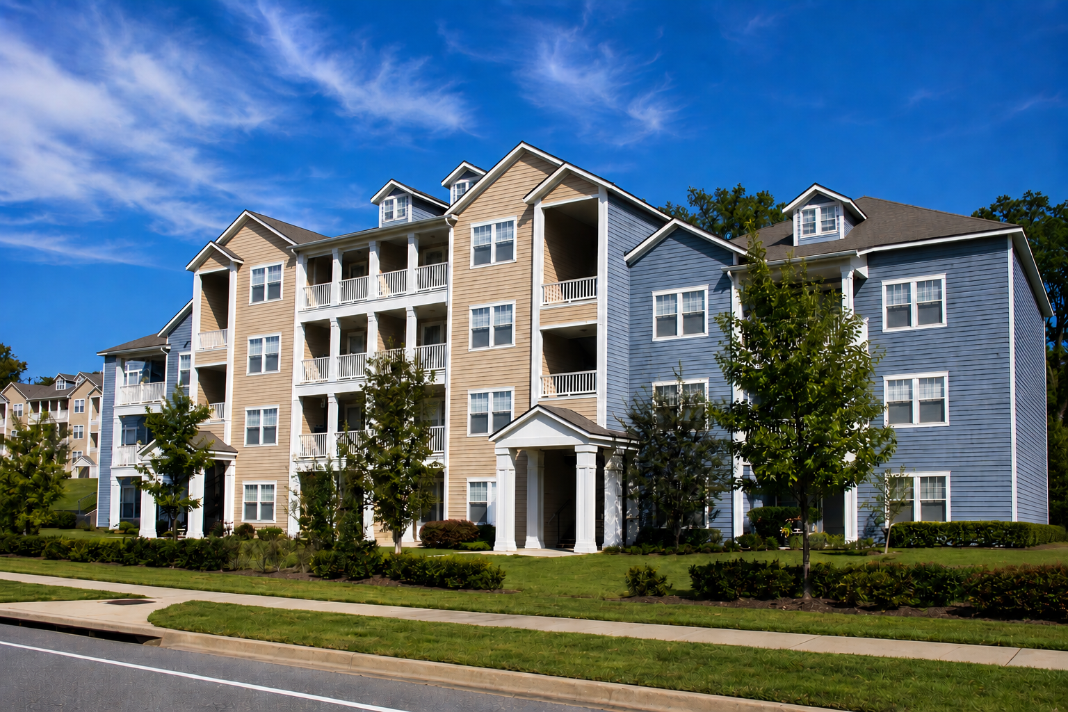 Professional multifamily apartment community