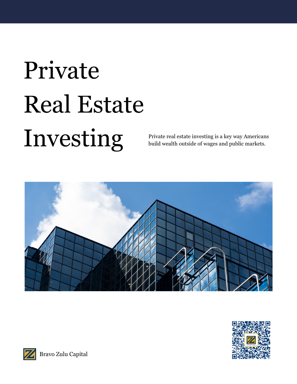 Private Real Estate Investing guide cover